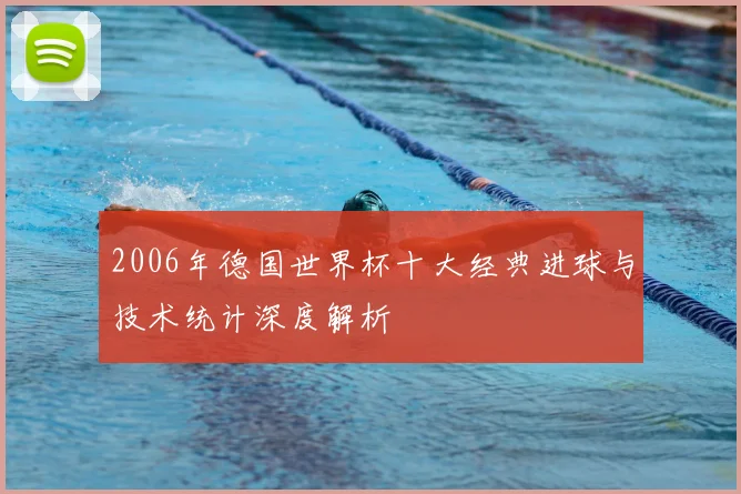 2006年德国世界杯十大经典进球与技术统计深度解析