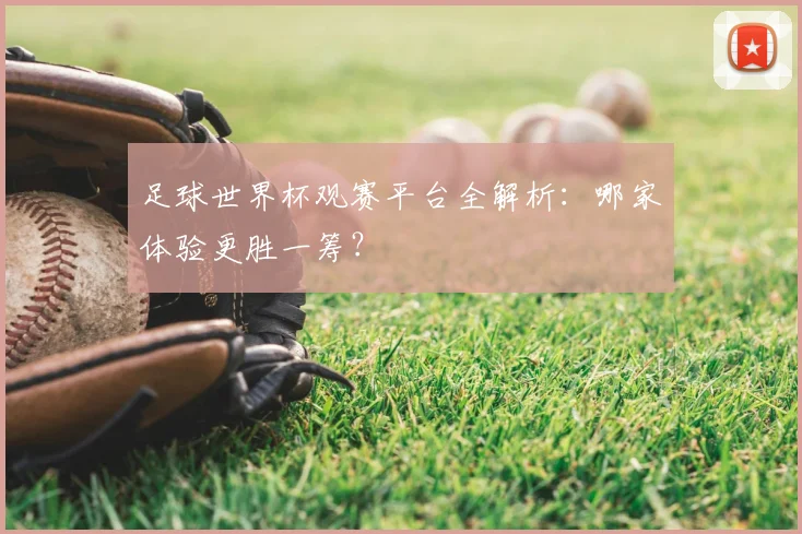 足球世界杯观赛平台全解析：哪家体验更胜一筹？